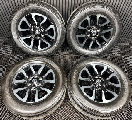 18'' Toyota Hilux Invincible X Grey Black Wheels Tyres Alloys 42611YP100 Genuine