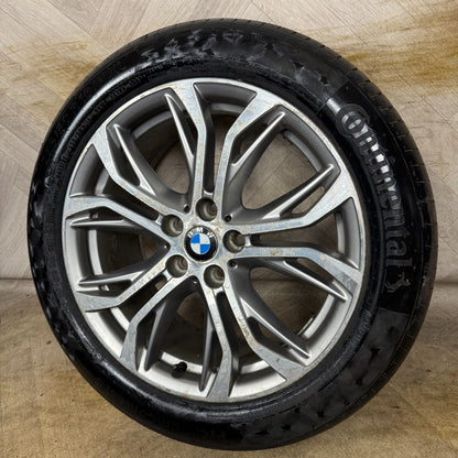 1X 18'' GENUINE BMW X1 566 F48 X1 F39 ALLOY WHEEL TYRE 6856067 7.5J ET51