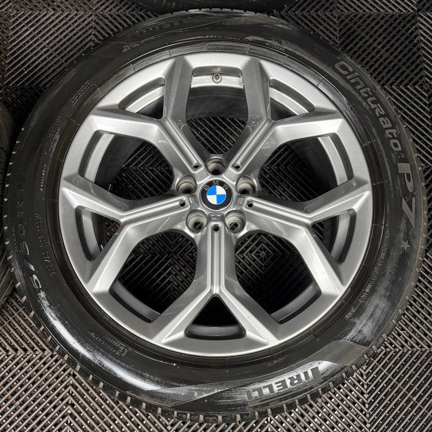19'' BMW X3 X4 G01 G02 693 Alloy Wheels Tyres Grey 6877327 Genuine