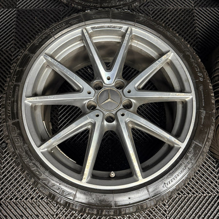 18" GENUINE MERCEDES AMG A CLASS CLA A45 CLA45 A35 WHEELS TYRES ALLOYS W176