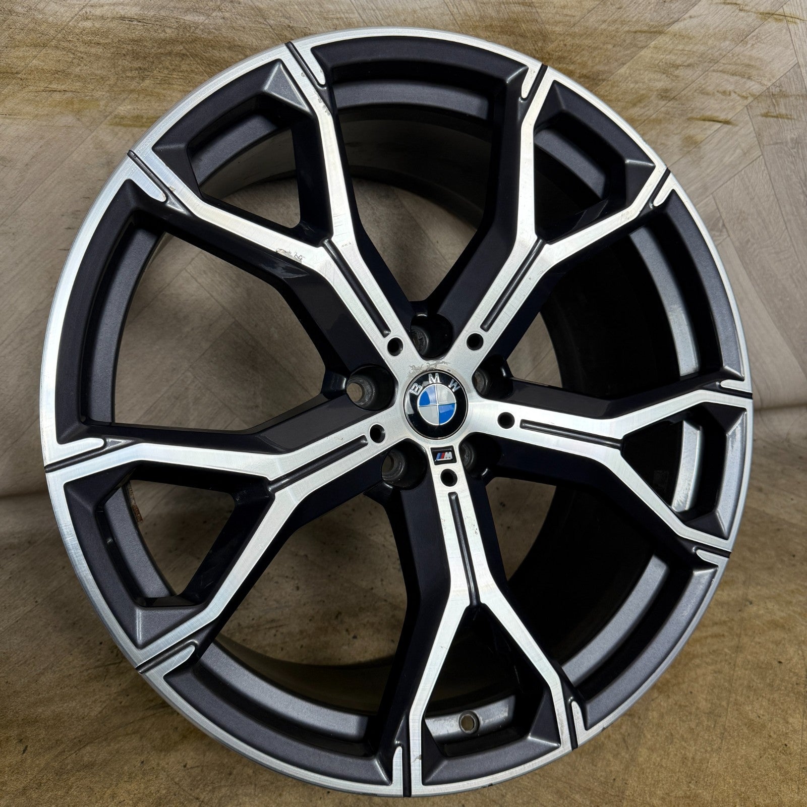1X 21'' GENUINE BMW X5 X6 741 M SPORT 4 G05 G06 ALLOY WHEEL 8071998 FRONT