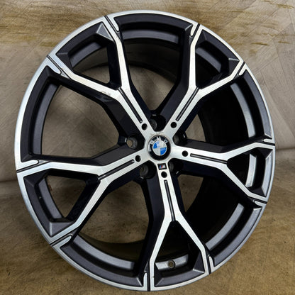 1X 21'' GENUINE BMW X5 X6 741 M SPORT 4 G05 G06 ALLOY WHEEL 8071998 FRONT