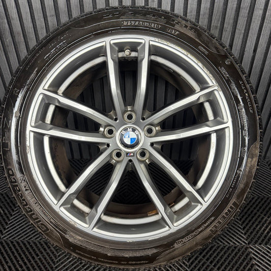 1X 18'' GENUINE BMW 5 SERIES 662 M G30 G31 SPORT ALLOY WHEEL REAR 8093406
