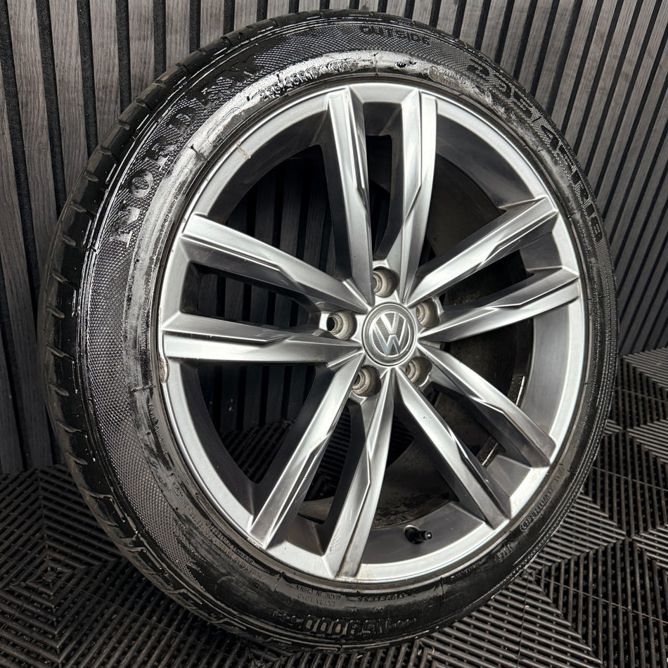 1X 18'' VW Passat R Line B8 Dartford GT GTE Alloy Wheel Tyre 3G0601025K Genuine