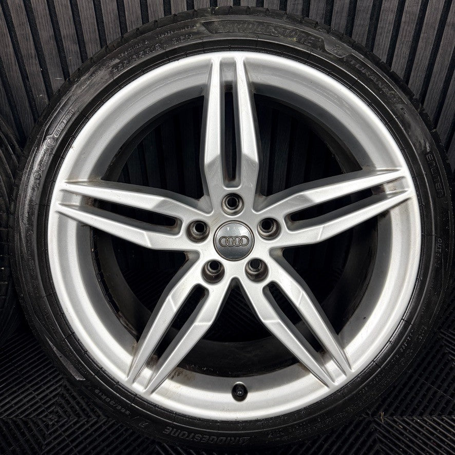 19'' Audi A5 S Line Star Alloy Wheels Alloys Tyres 8W0601025AM Genuine