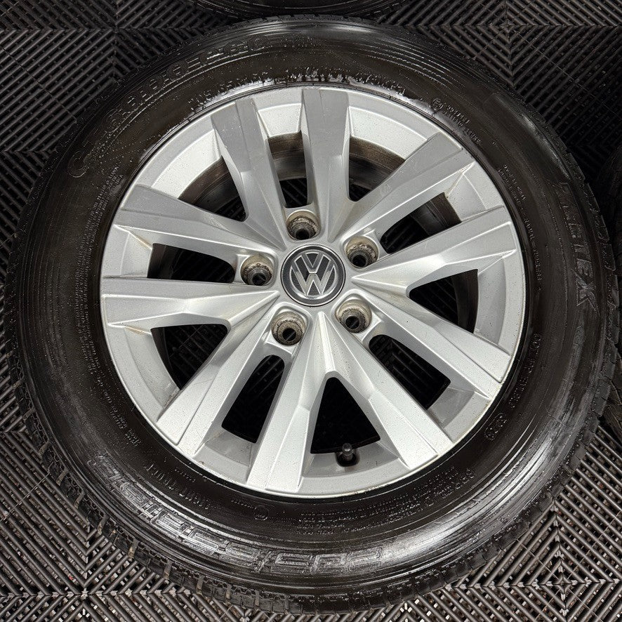 16'' GENUINE VW TRANSPORTER T6 T6.1 T5 CARAVELLE CLAYTON ALLOY WHEELS TYRES