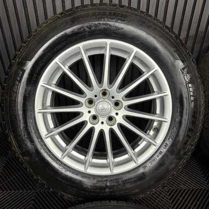 18'' GENUINE RANGE ROVER VELAR MULTISPOKE SILVER LAND ALLOY WHEELS TYRES ALLOYS