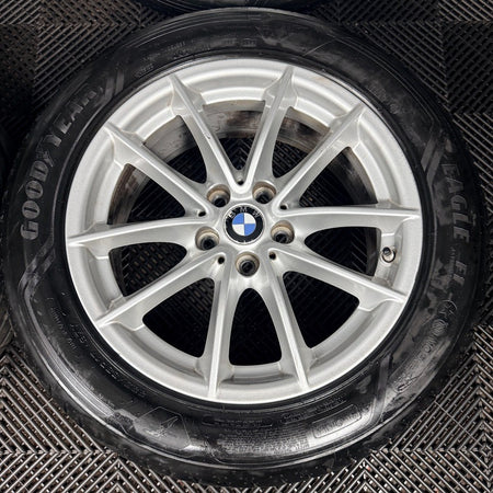17" Bmw 5 Series 618 Silver Multispoke G30 G31 Alloy Wheel Tyres 6868217 Genuine