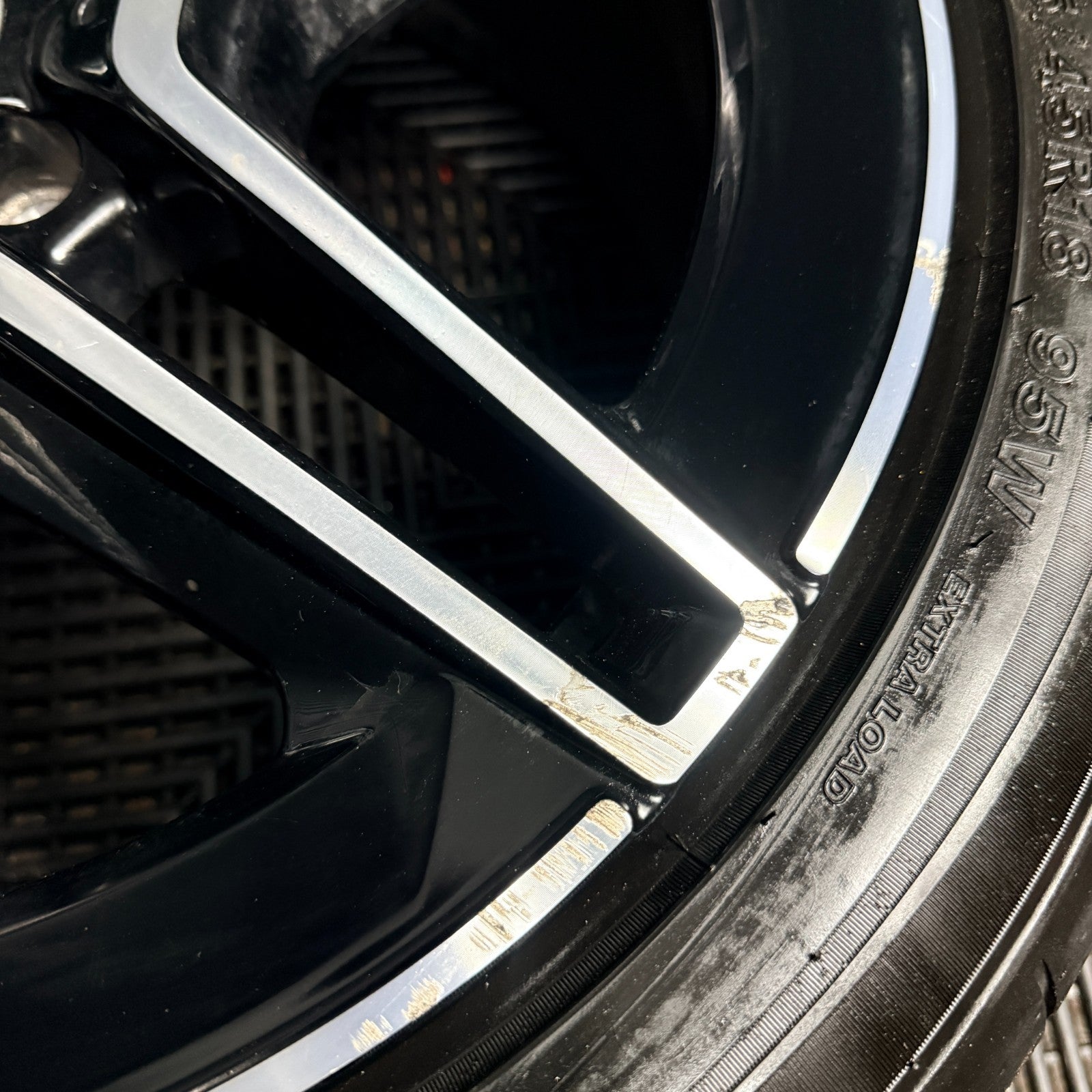 18'' Mercedes Amg A Class Cla B Black DC Alloy Wheels Tyres Alloys W177 Genuine