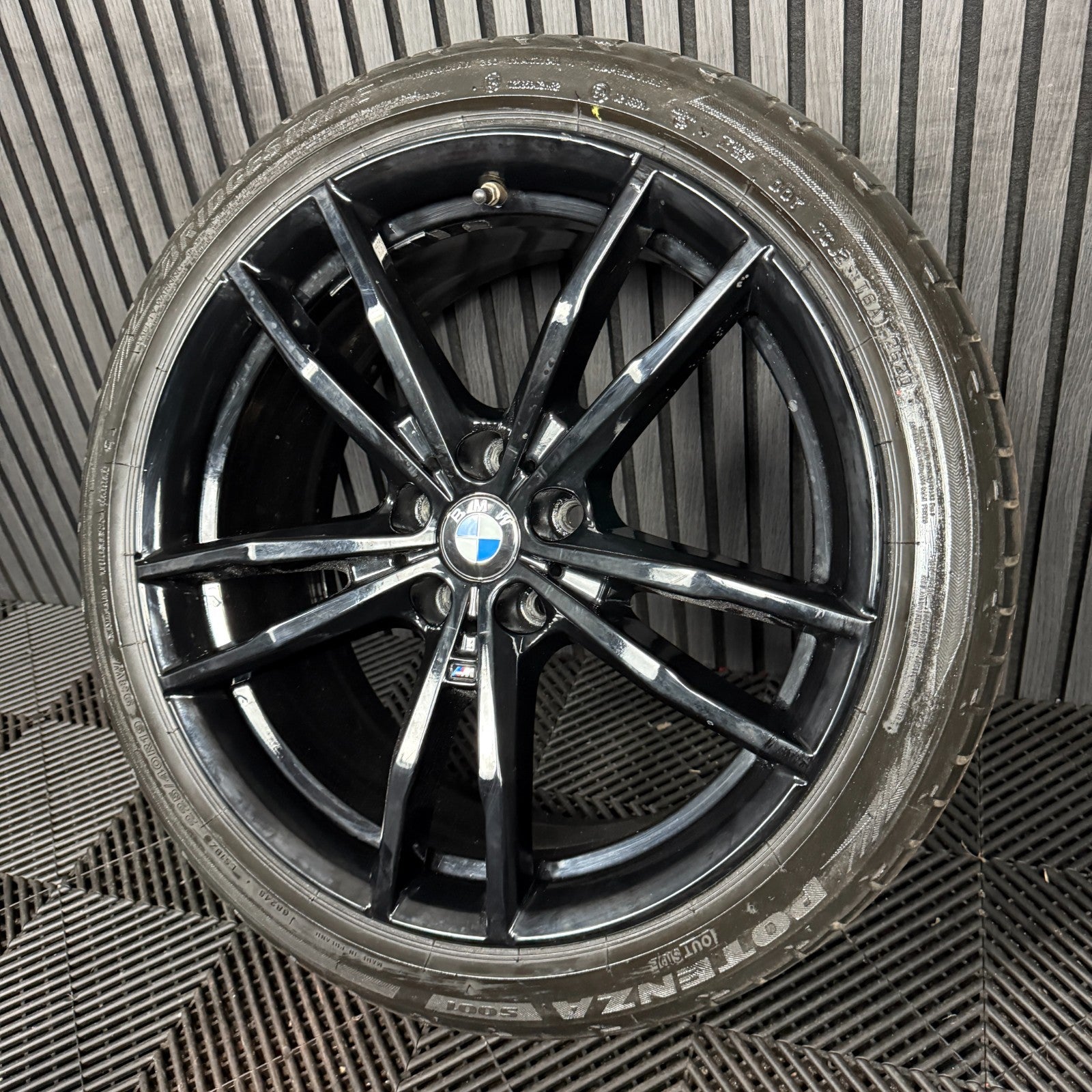 1X 19'' GENUINE BMW 3 SERIES 791 M SPORT 4 G20 BLACK ALLOY WHEEL 8090094 FRONT