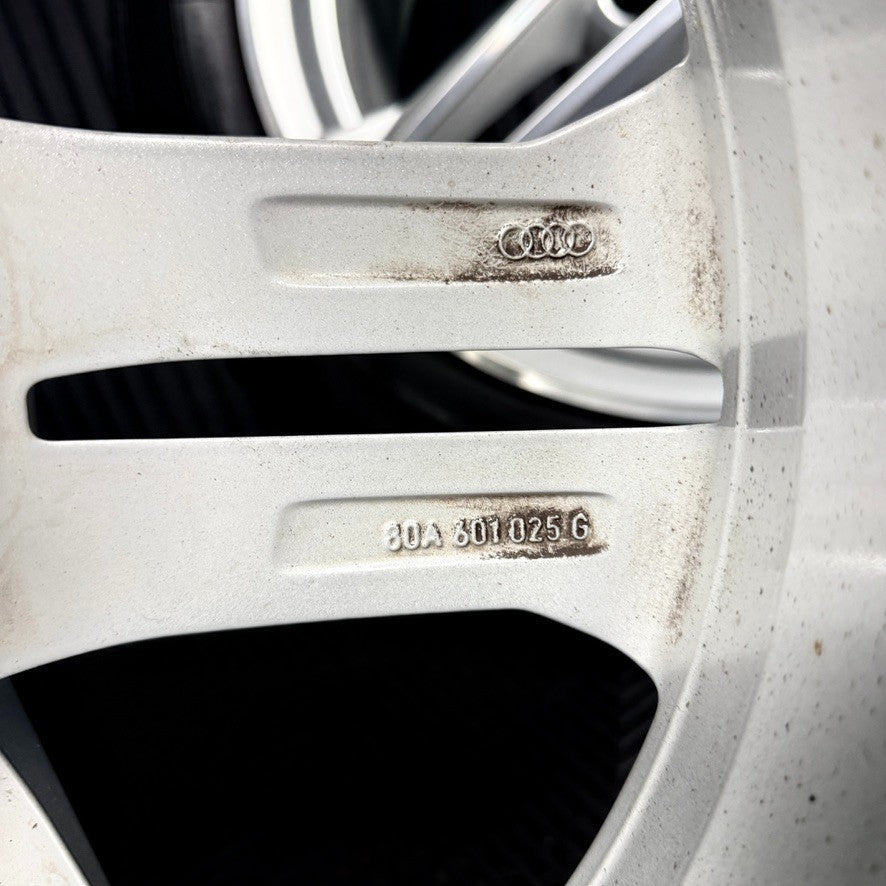 19'' Audi Q5 5 Double Spoke S Line Alloy Wheels Tyres 5X112 80A601025G Genuine