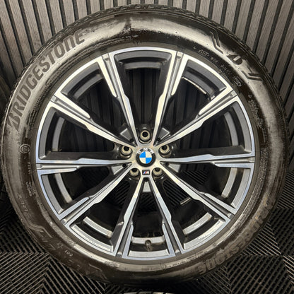 20'' GENUINE BMW X5 X6 G05 G06 740M SPORT ALLOYS WHEELS ALLOYS TYRES