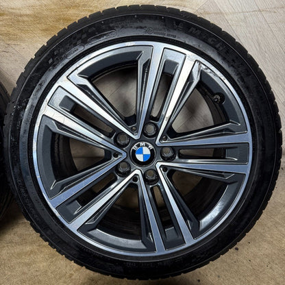 17'' GENUINE BMW 1 SERIES 2 F40 F41 F44 548 GREY DC ALLOY WHEELS TYRES 6884022
