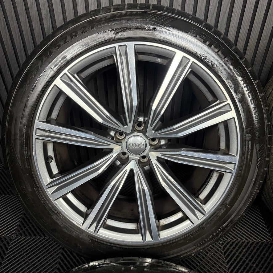 21'' GENUINE AUDI Q8 S LINE MULTISPOKE ALLOY WHEELS ALLOYS TYRES 4M8601025G