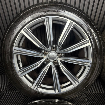 21'' GENUINE AUDI Q8 S LINE MULTISPOKE ALLOY WHEELS ALLOYS TYRES 4M8601025G