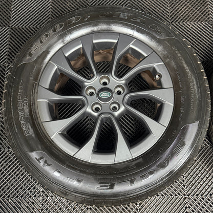 17'' GENUINE RANGE ROVER EVOQUE GREY LAND DISCOVERY SPORT ALLOY WHEELS TYRES