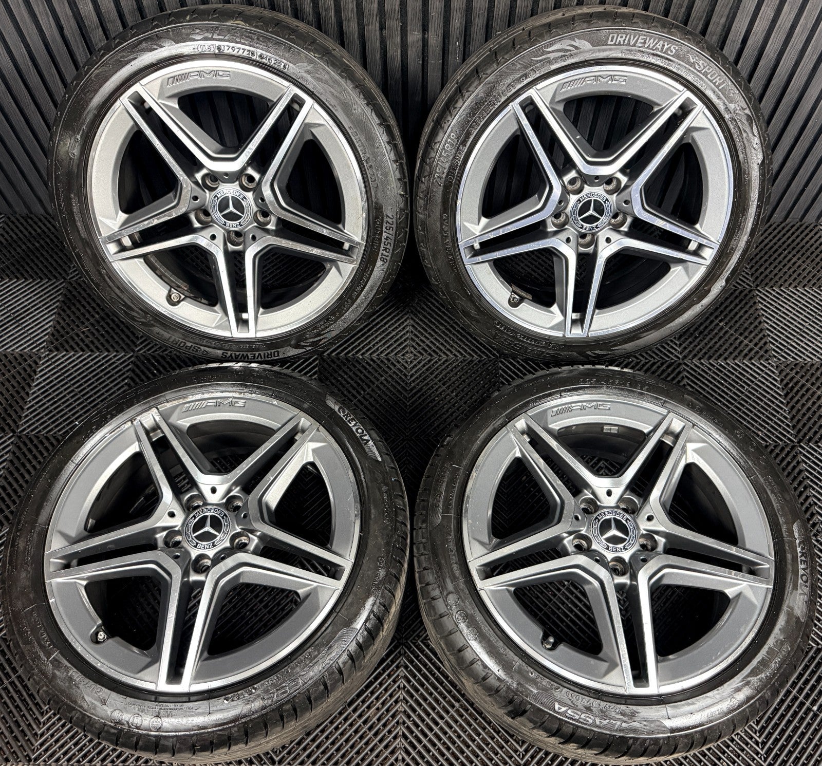 18'' Mercedes Amg A Class Cla B Alloy Wheels Tyres Alloys W177 Genuine