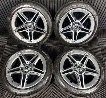 18'' Mercedes Amg A Class Cla B Alloy Wheels Tyres Alloys W177 Genuine