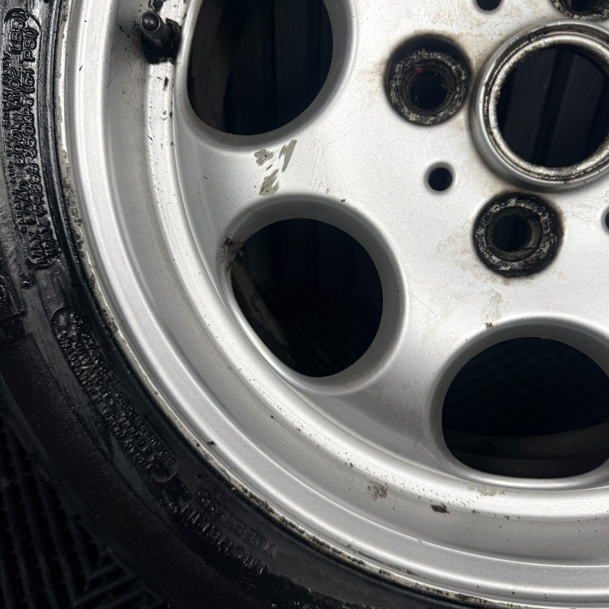 1X 15" MINI R50 R52 R56 One 7 Hole Teledial 81 Alloy Wheel Tyre 1512458 Genuine