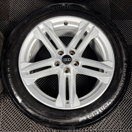 19'' Audi Q5 5 Double Spoke S Line Alloy Wheels Tyres 5X112 80A601025G Genuine