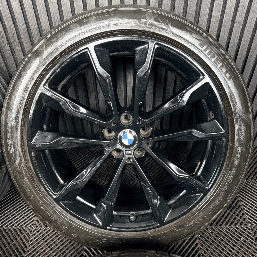 20'' BMW X3 X4 G01 G02 699 Black M Sport Wheels Tyres Alloys 801026 Genuine