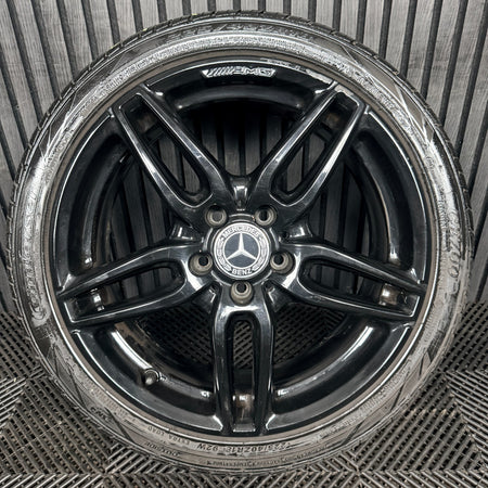 1X 18'' Mercedes AMG A Class CLA Black W176 Alloy Wheel Tyre A1764010700 Genuine