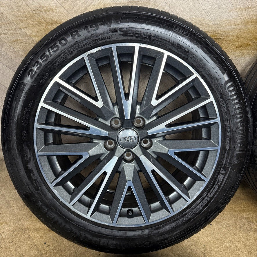19'' GENUINE AUDI Q3 S LINE MULTISPOKE DC ALLOY WHEELS TYRE ALLOYS 83A601025L