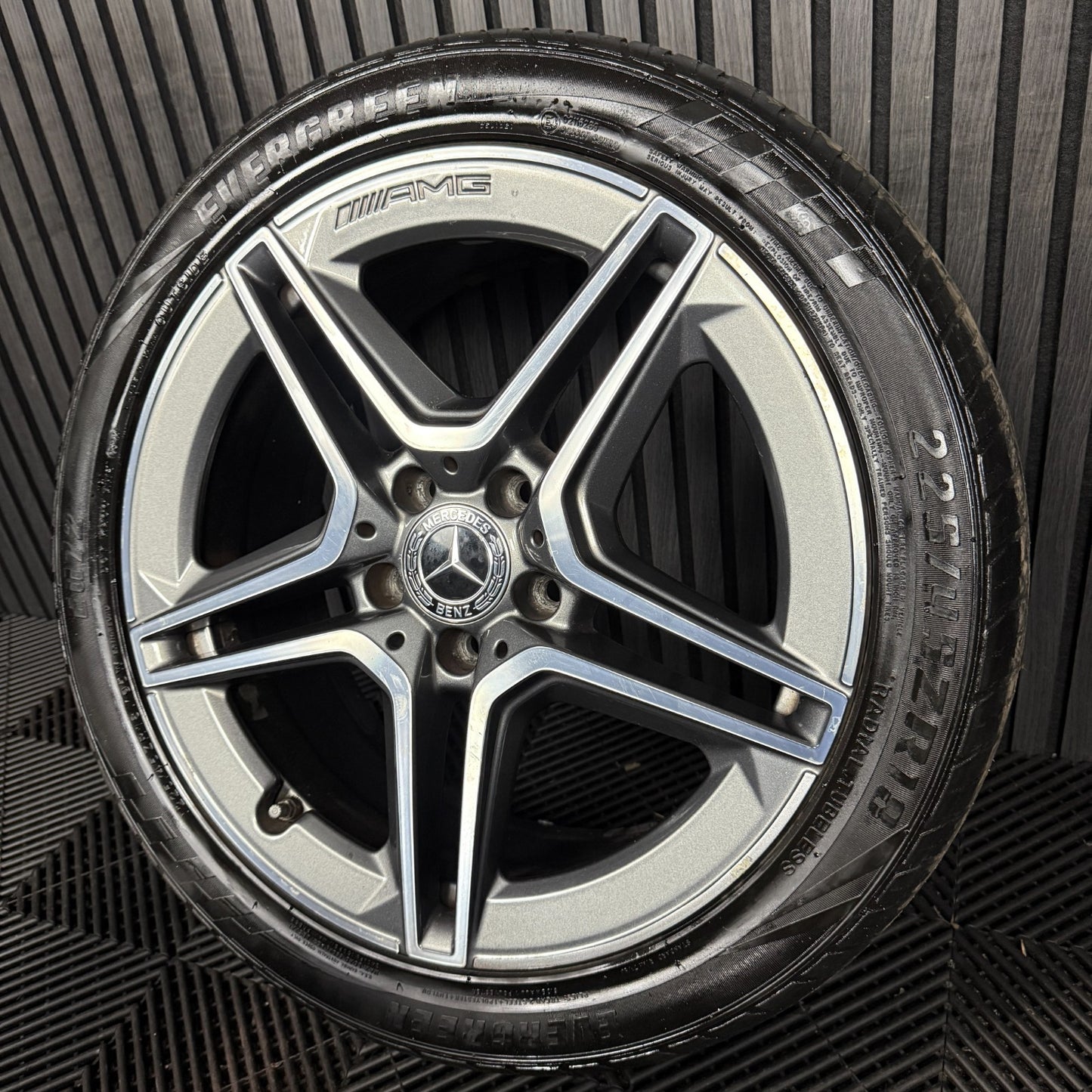 1X 18'' GENUINE AMG MERCEDES A CLASS CLA W177 SPORT ALLOY WHEEL TYRE A1774011500