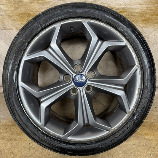 1X 18'' GENUINE FORD S MAX MK1 GREY TITANIUM X ALLOY WHEEL SINGLE AM2J1007DC