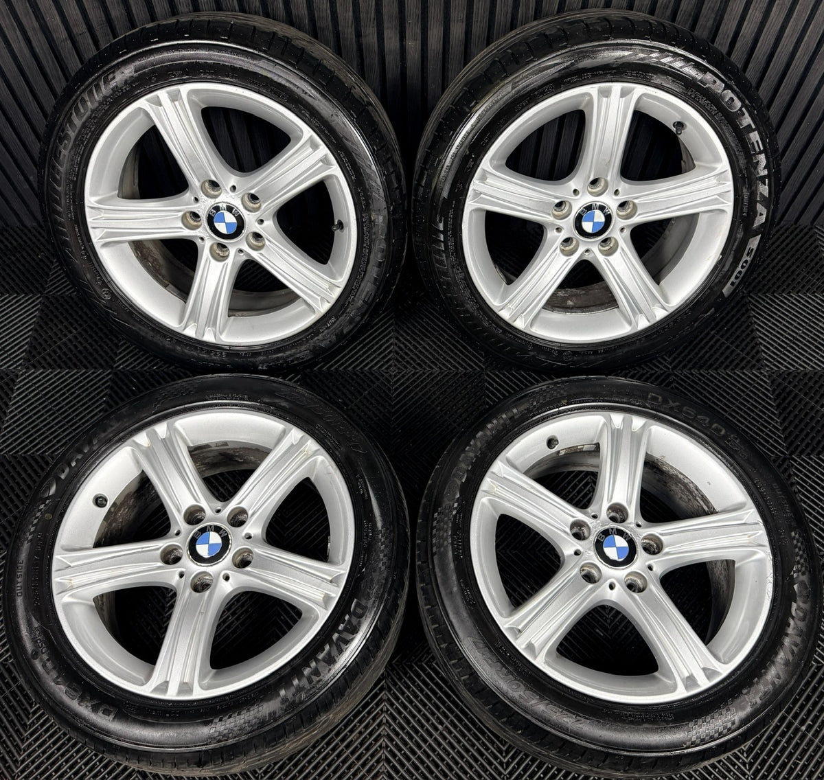 17" BMW 3 Series 393 5 Spoke F30 F31 F32 E90 E92 Alloy Wheel Tyres Genuine