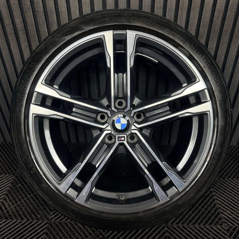 1x 18'' BMW 1 Series 819 M Sport 2 F40 F44 Alloy Wheels Tyre 8092352 Genuine OEM
