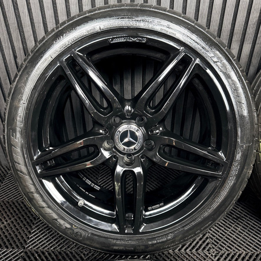 19'' Mercedes AMG E Class W213 Black Sport Alloy Wheels Tyres Alloys Genuine