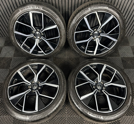 20" VW Tiguan Tayron R Line Leeds Black DC Wheels Tyre Alloys 571601025F Genuine