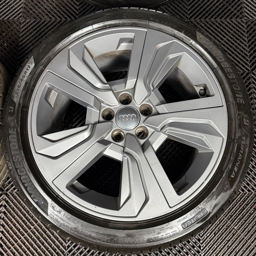 17'' GENUINE AUDI A1 S LINE NEW MODEL GREY ALLOY WHEELS ALLOYS TYRES 82A601025AH