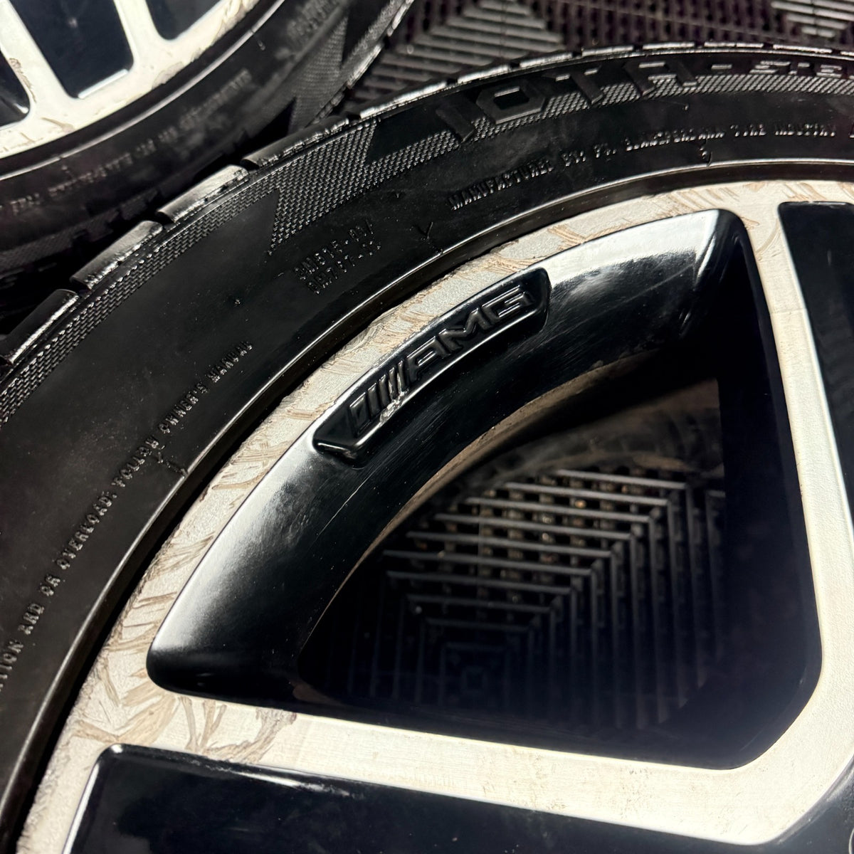 20” Mercedes AMG ML GLE Black DC Alloy Wheels Tyres W166 Genuine A1664012002