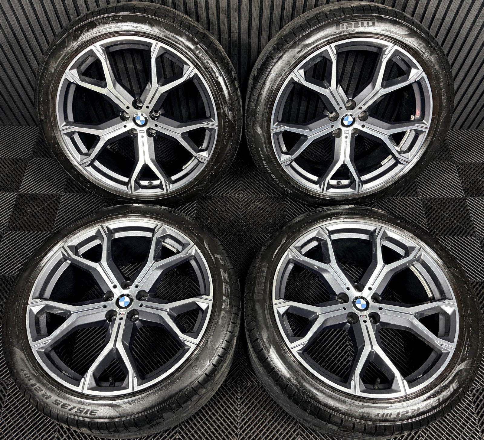 21'' BMW X5 X6 G05 G06 741M M Sport Alloys Wheels Alloys Tyres Genuine