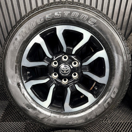 18'' Toyota Hilux Invincible X Grey Black Wheels Tyres Alloys 42611YP100 Genuine
