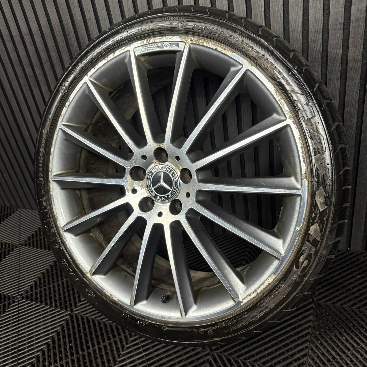 1X 20" Amg Mercedes E Class Grey Dc Alloy Wheel W213 A2134012200 Front Genuine