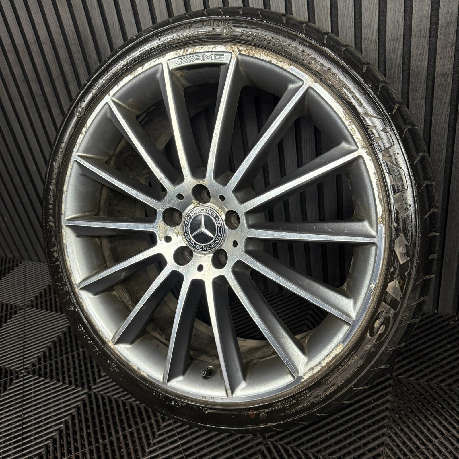 1X 20" Amg Mercedes E Class Grey Dc Alloy Wheel W213 A2134012200 Front Genuine