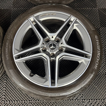 18'' GENUINE MERCEDES AMG A CLASS CLA B ALLOY WHEELS TYRES ALLOYS W177 5X112