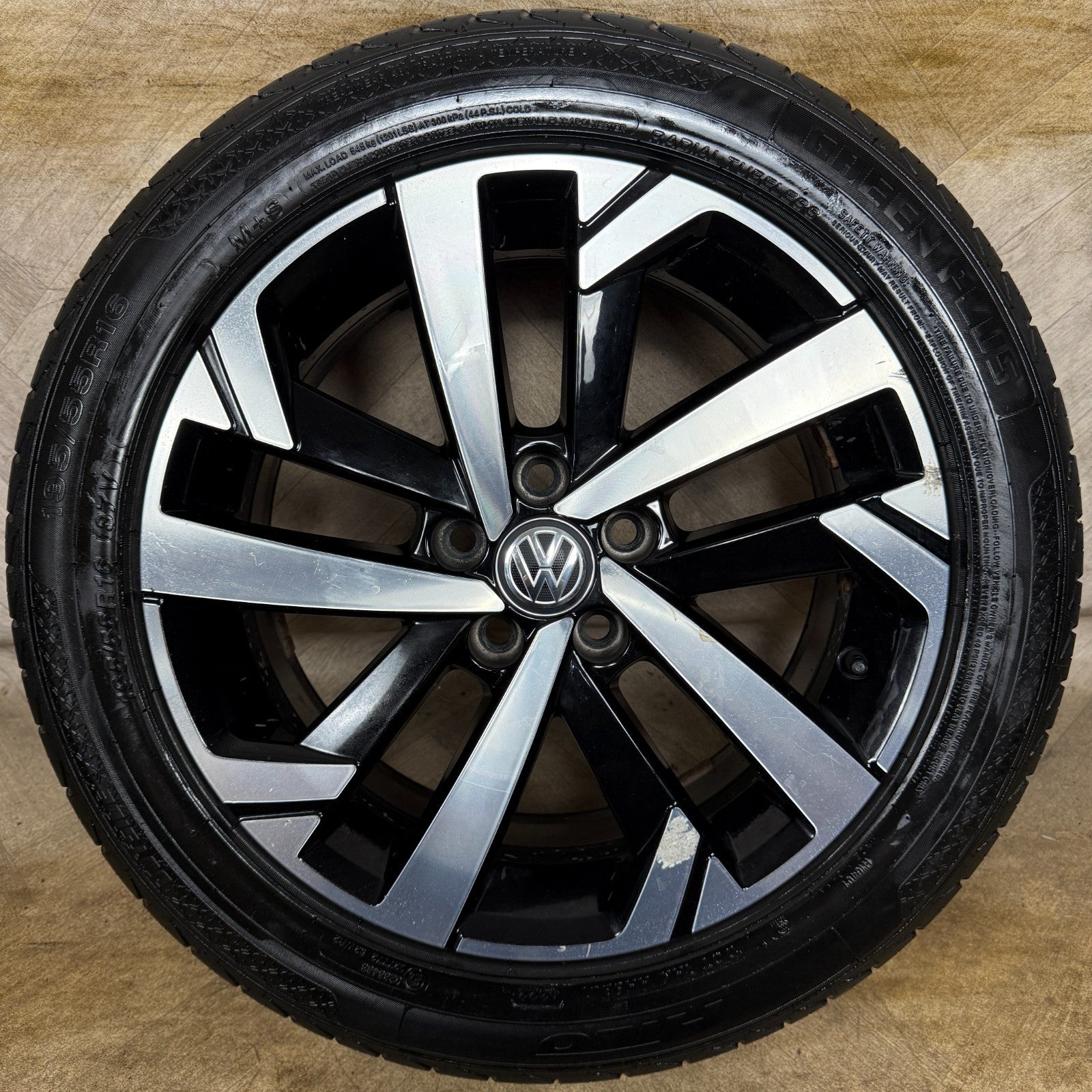 1X 16'' GENUINE VW POLO TORSBY MK6 2G ALLOY WHEEL TYRE GT SINGLE 2G0601025T