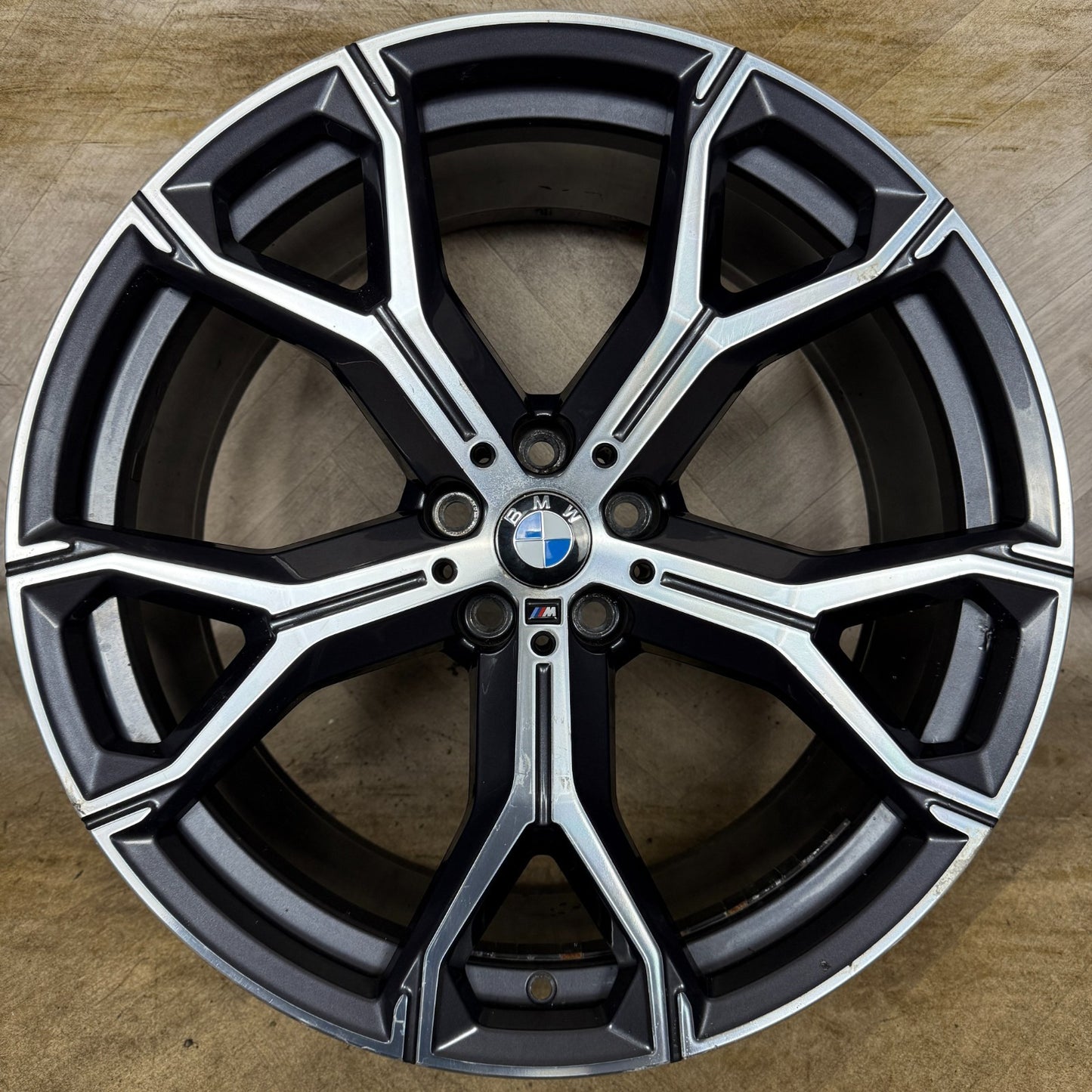 1X 21'' GENUINE BMW X5 X6 741 M SPORT 4 G05 G06 ALLOY WHEEL 8071998 FRONT