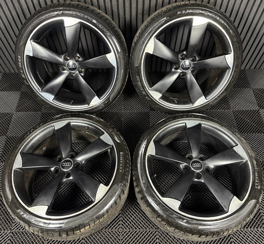 20'' GENUINE AUDI RSQ3 Q3 S LINE 5 SPOKE ROTORS WHEELS TYRE ALLOYS 8U0601025L