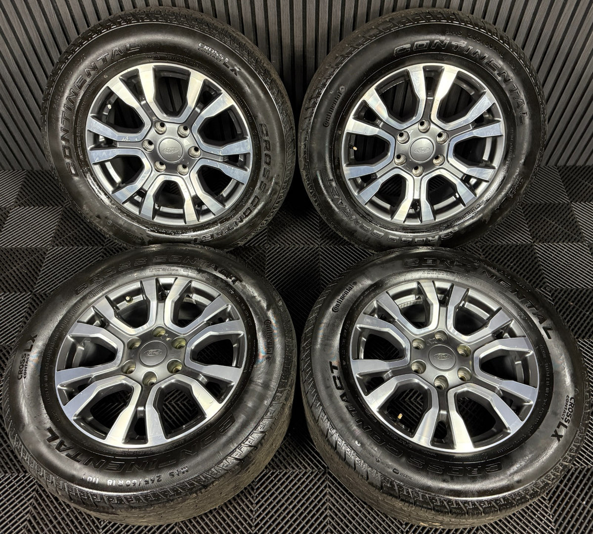 18'' GENUINE FORD RANGER GREY DC WILDTRAK ALLOY WHEELS TYRES ALLOYS