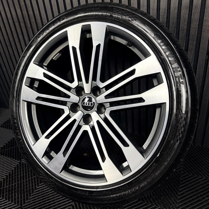 1X 21'' Audi SQ5 Q5 Alloy Wheel Tyre 8.5J ET34 Single Spare 80A601025AC Genuine