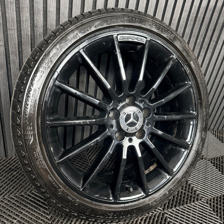 1X 18'' Amg Mercedes A Class CLA Black Alloy Wheel A1764010200 W176 Genuine