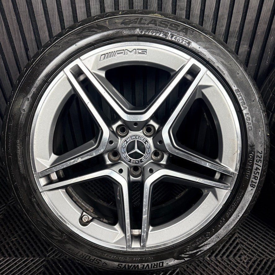 18'' Mercedes Amg A Class Cla B Alloy Wheels Tyres Alloys W177 Genuine