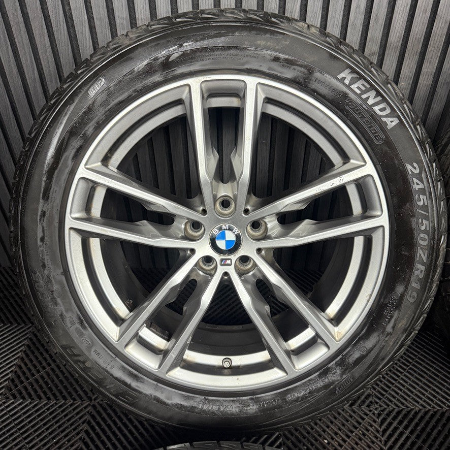 19'' GENUINE BMW X3 X4 G01 G02 698 M SPORT ALLOY WHEELS TYRES ALLOYS 8746987