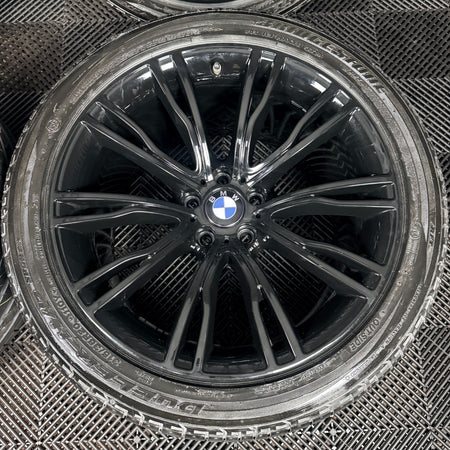 20'' BMW X5 F15 X6 F16 551 Black M Sport Alloy Wheels Tyres Alloys Genuine