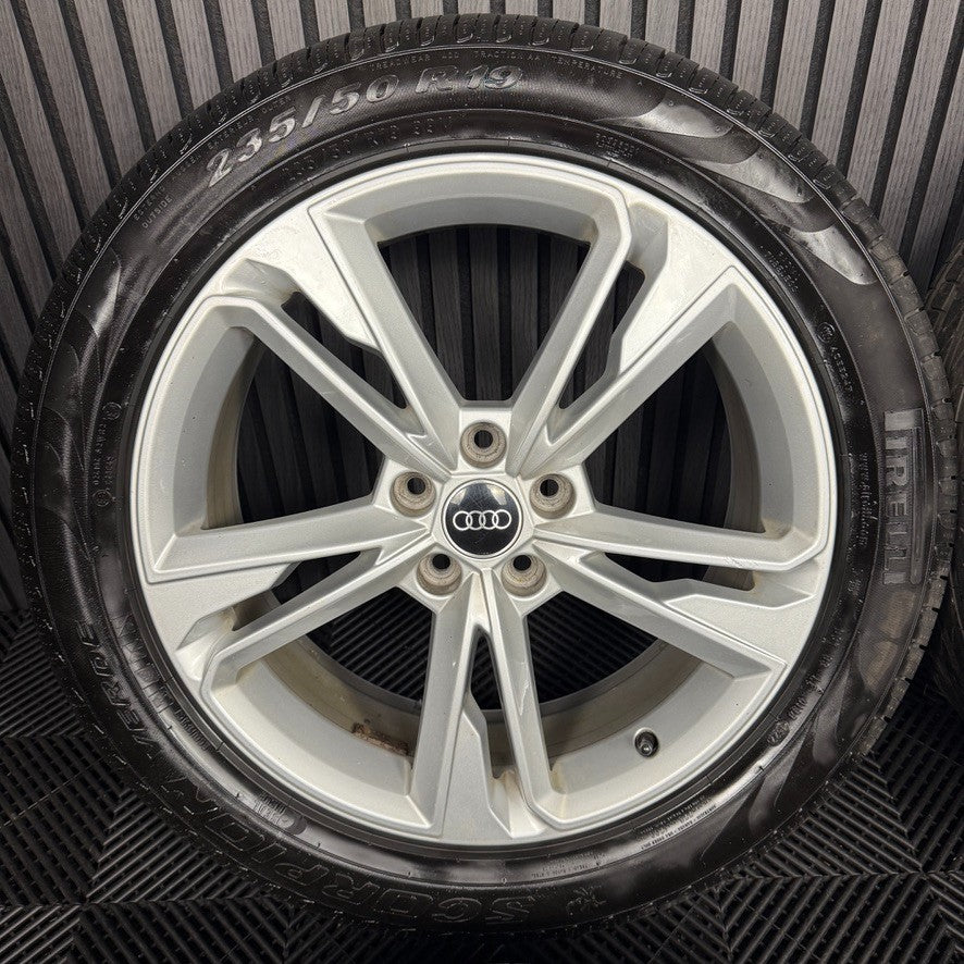 19'' GENUINE AUDI Q3 S LINE 5 DOUBLE SPOKE ALLOY WHEELS TYRE ALLOYS 83A601025M